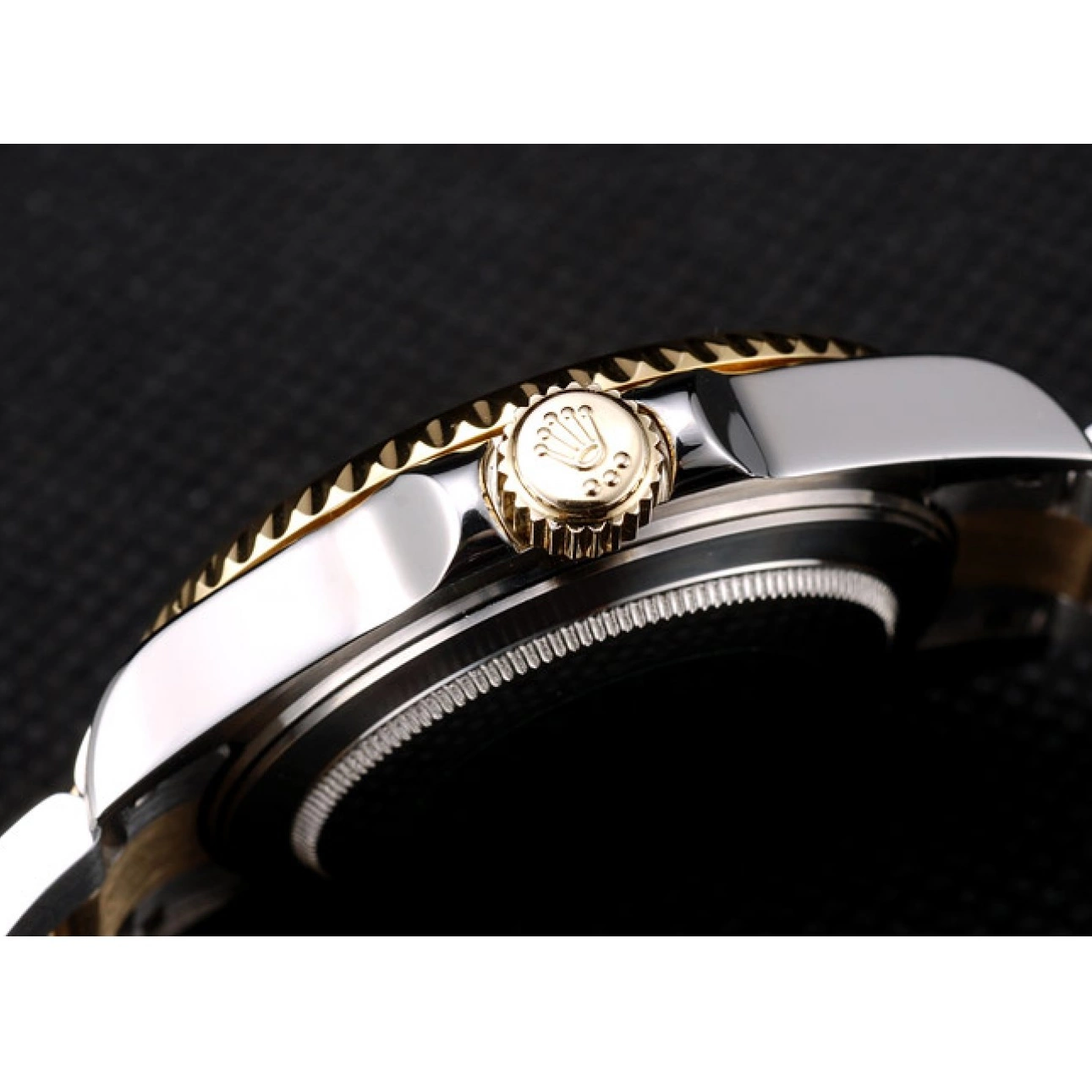 Aaa replica watch Bezel Ceramic Gold Colored Master II Watch Dial Rolex GMT Brown 0712